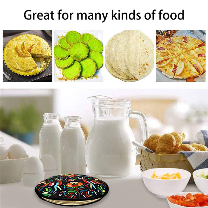 Tortilla Warmer Cloth - 4Pcs 12Inch Cloth Bag For Burrito,Portable