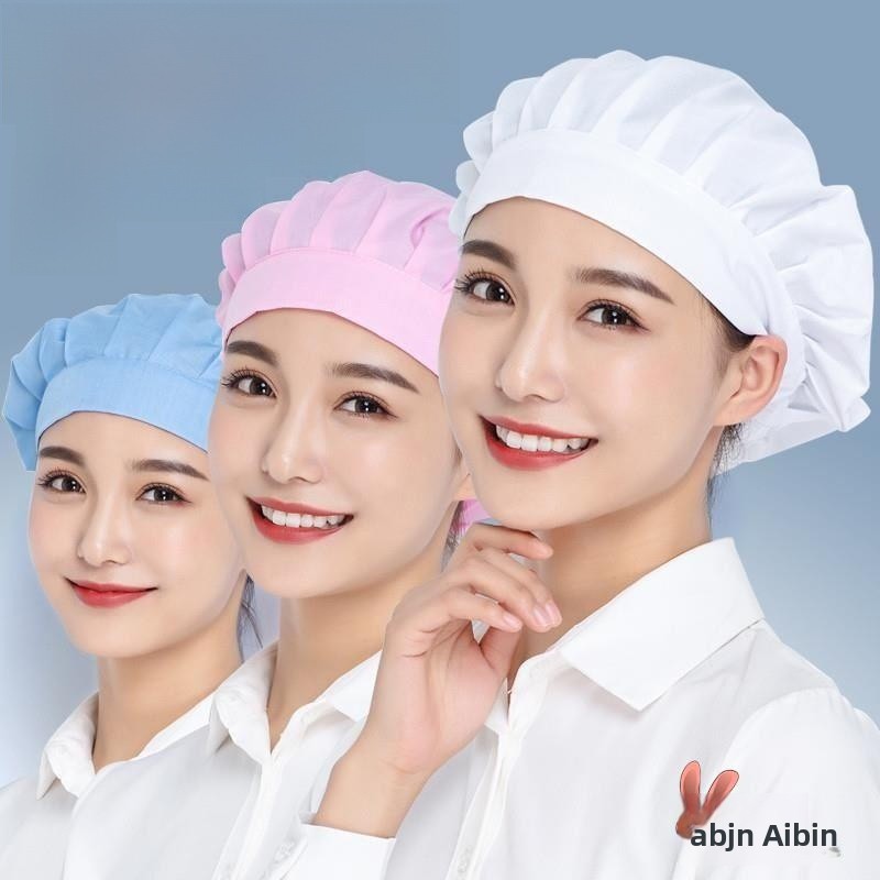 Home Cooking Work - Pure Cotton Kitchen Hat Women's Home