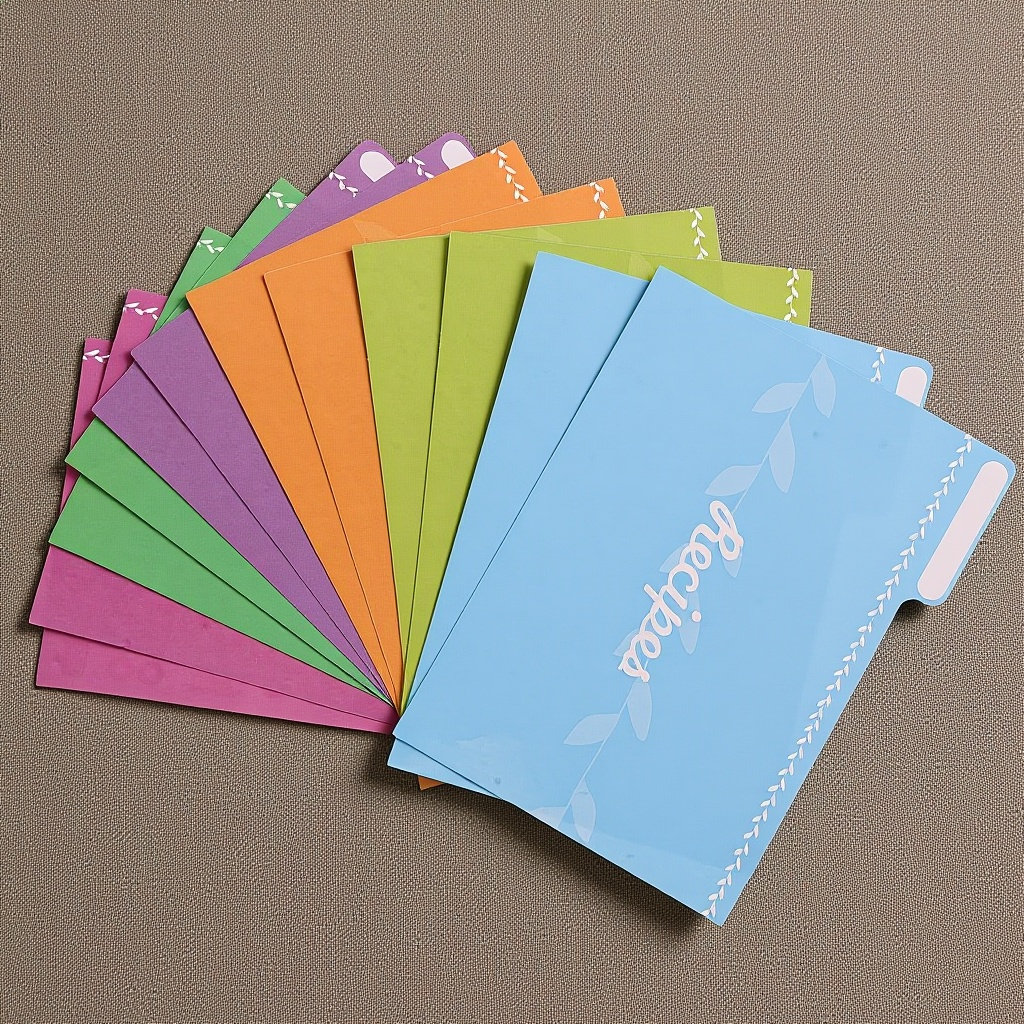 Home Cooking Recipe - 12Pcs Russian Recipe Card Dividers Kitchen