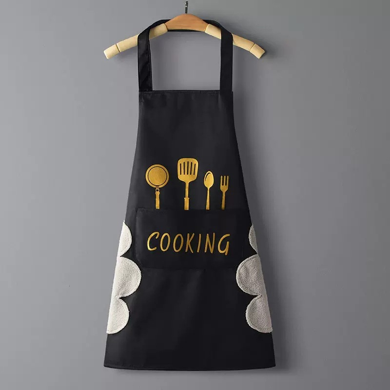 Apron Waterproof Oilproof Can  - Home Cooking Work ulasan dan harga