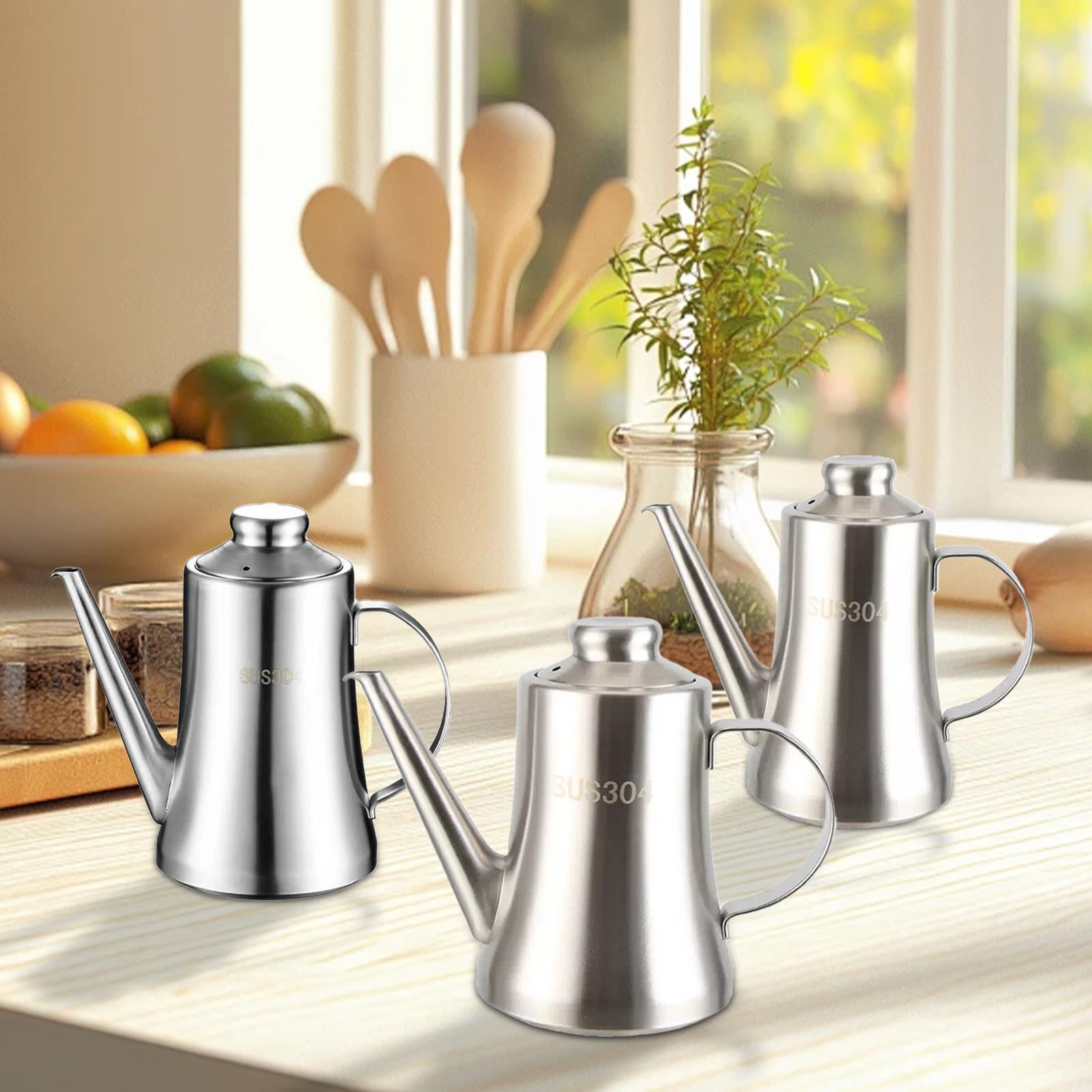 Stainless Steel Oil Pot with F - Home Cooking Oil Filter ulasan dan harga
