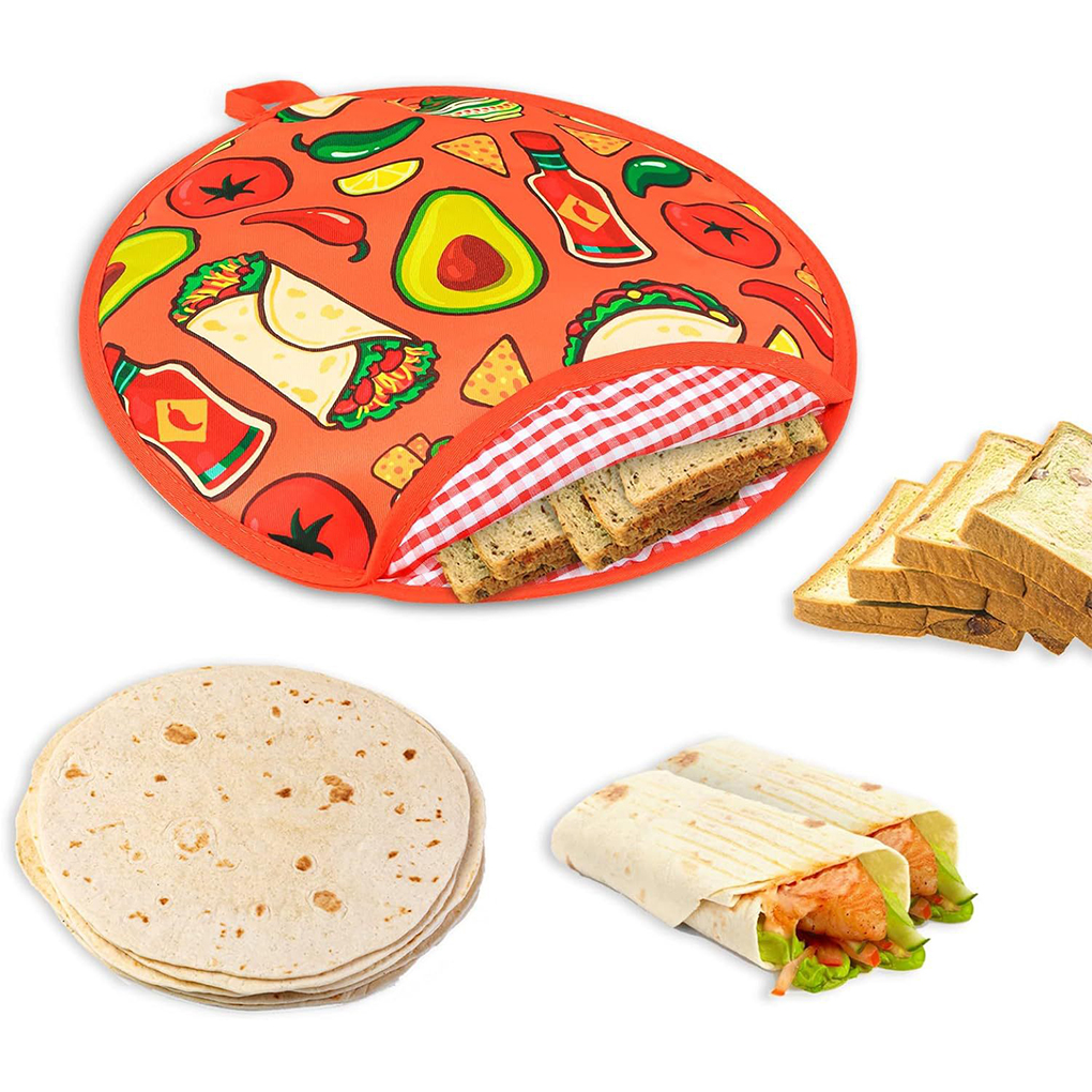 12in Cloth Bag Burrito Portabl - Tortilla Warmer Cloth ulasan dan harga