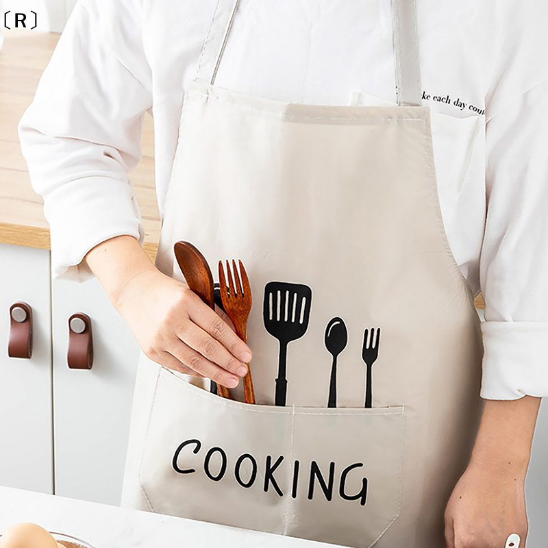 〔R〕Apron Waterproof Oilproof C - Home Cooking Work ulasan dan harga