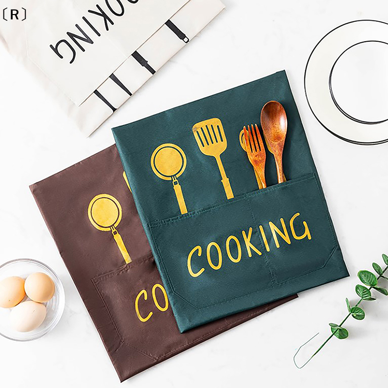〔R〕Apron Waterproof Oilproof C - Home Cooking Work ulasan dan harga
