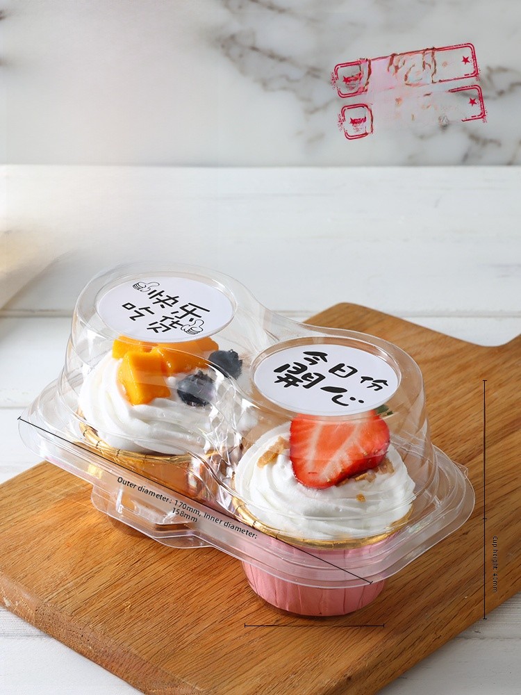Transparent Pastry Paaging Box - Home Cooking Youtube ulasan dan harga