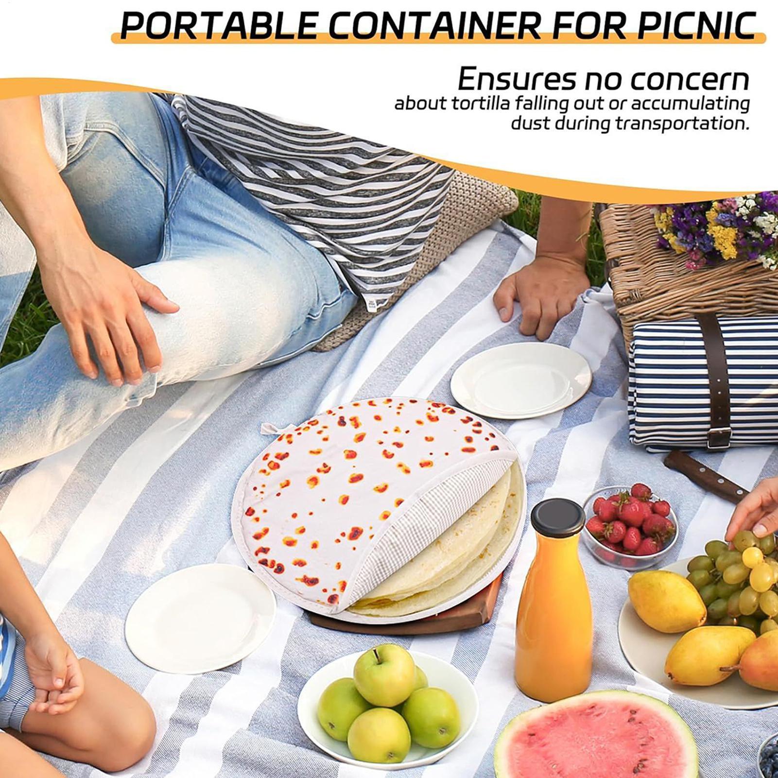 30cm Cloth Bag Burrito Portabl - Tortilla Warmer Cloth ulasan dan harga