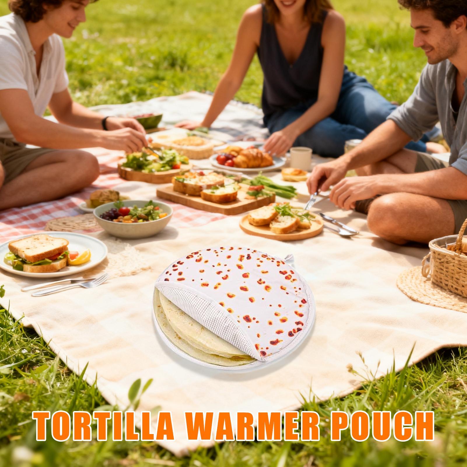 30cm Cloth Bag Burrito Portabl - Tortilla Warmer Cloth ulasan dan harga