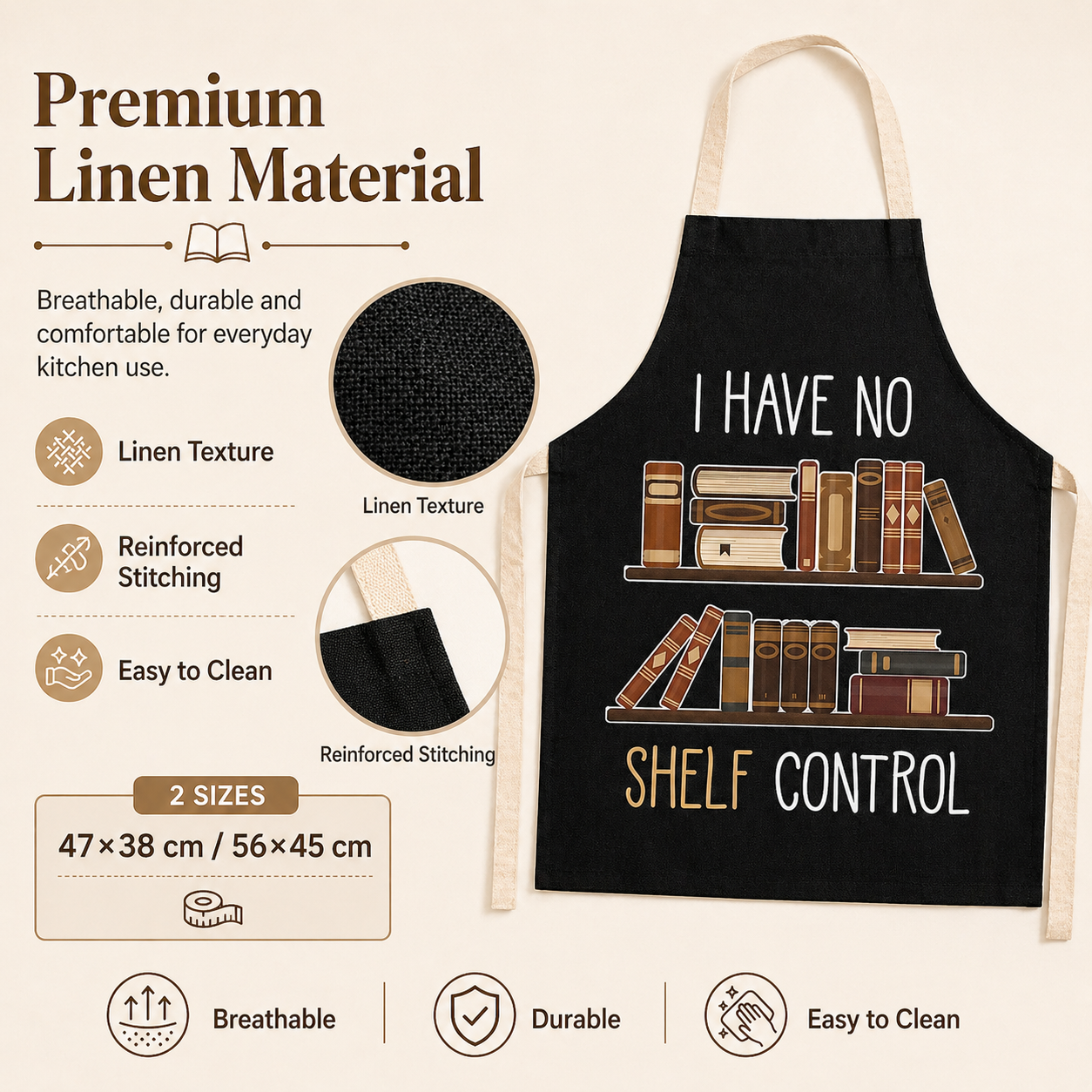 Book Lover Funny Quote Linen A - Home Cooking Quotes ulasan dan harga