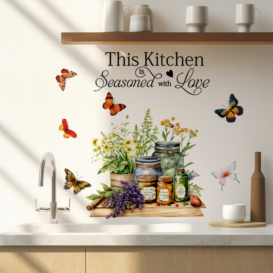 Kitchen Herbs Cooking Art Butt - Home Cooking Quotes ulasan dan harga
