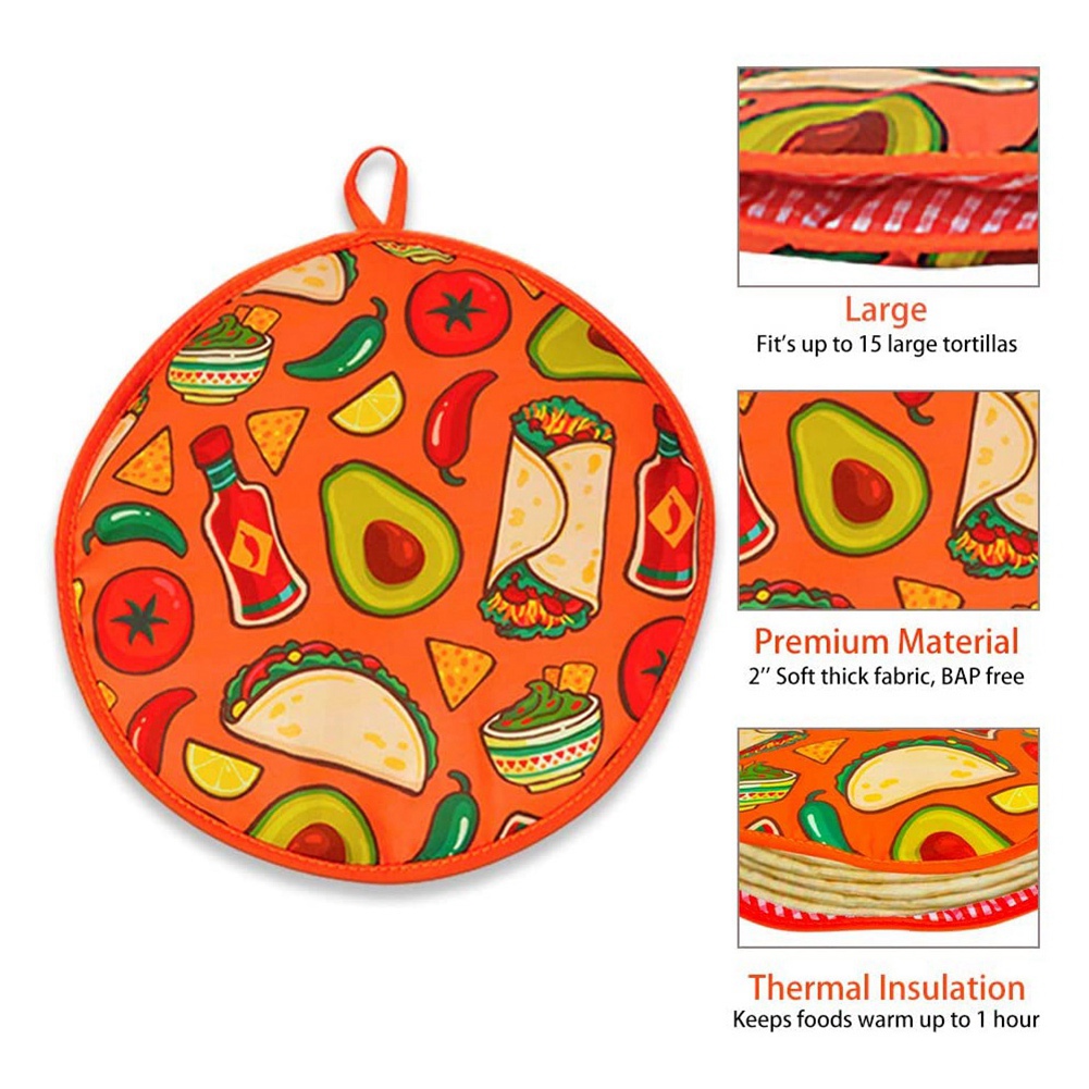 ABJI-2Pcs 12Inch Cloth Bag For - Tortilla Warmer Cloth ulasan dan harga