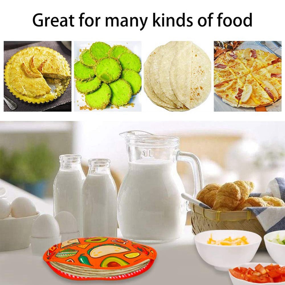 ABJI-2Pcs 12Inch Cloth Bag For - Tortilla Warmer Cloth ulasan dan harga