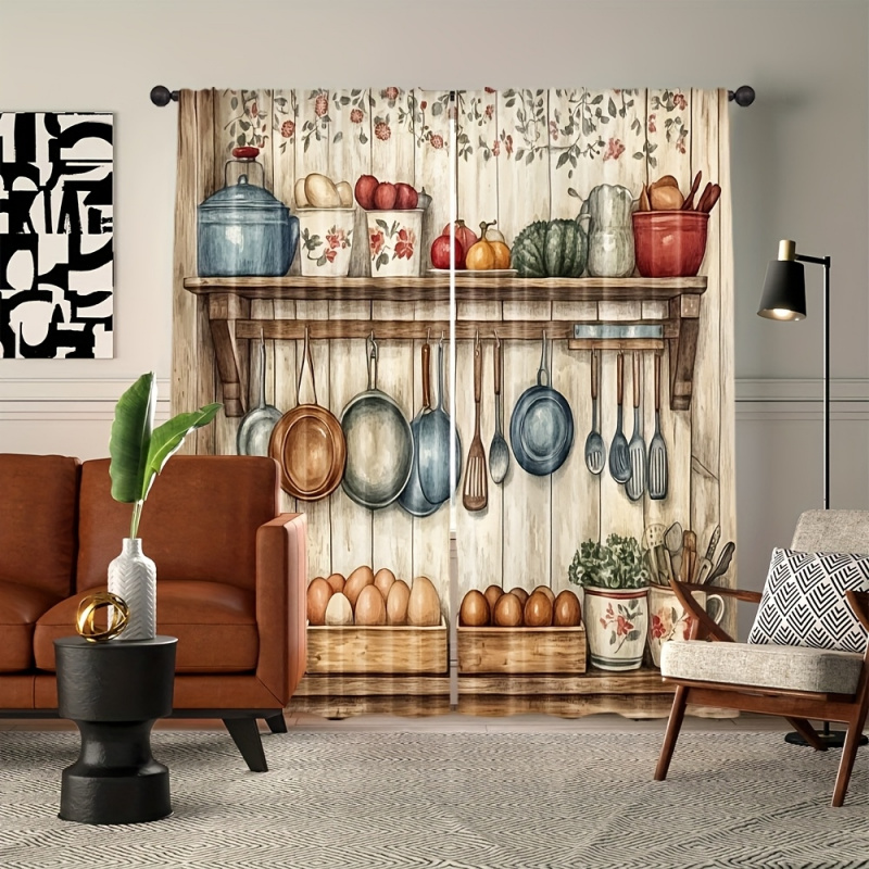VIKAMA 2Pcs Farmhouse Kitchen  - Home Cooking Youtube ulasan dan harga