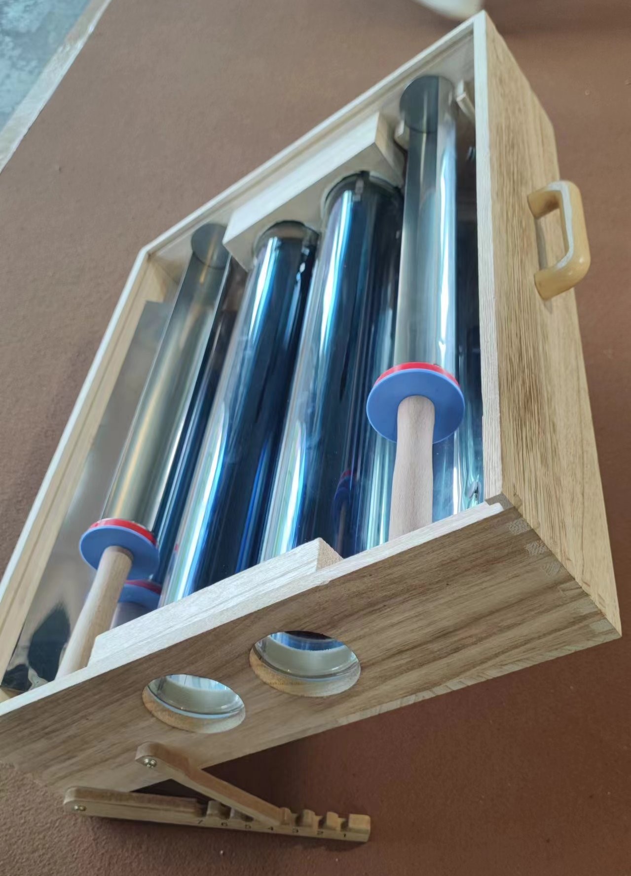 Double Tube Wooden Solar Cooke - Home Cooking Youtube ulasan dan harga