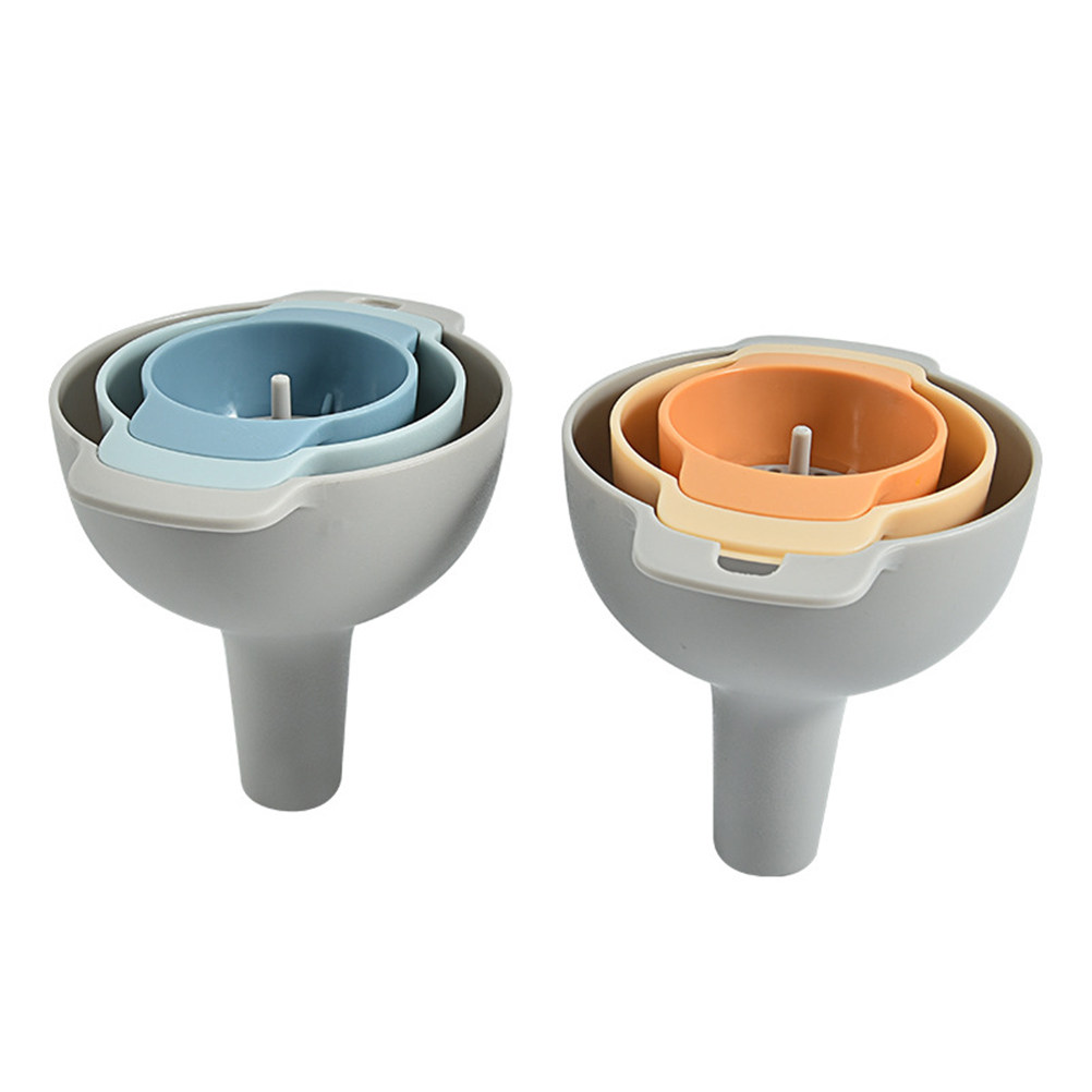 3 Pieces Kitchen Funnels Set P - Home Cooking Oil Filter ulasan dan harga