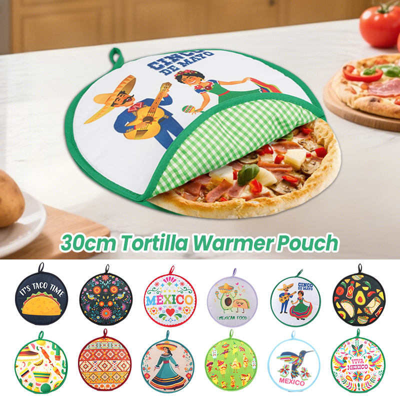 30cm Cloth Bag Burrito Portabl - Tortilla Warmer Cloth ulasan dan harga