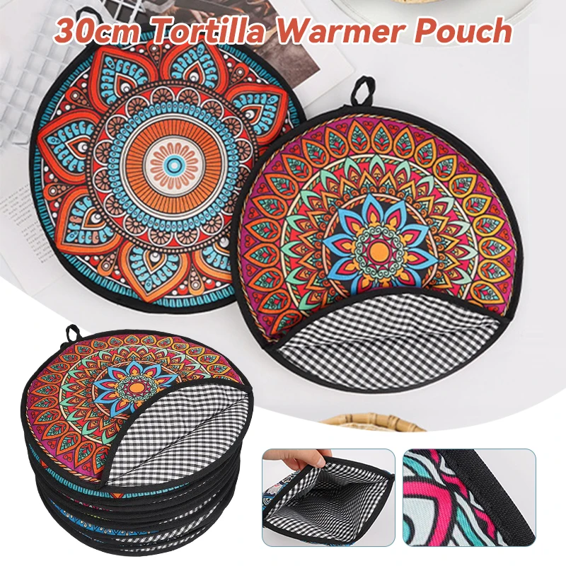 Portable 30cm Tortilla Warmer  - Tortilla Warmer Cloth ulasan dan harga