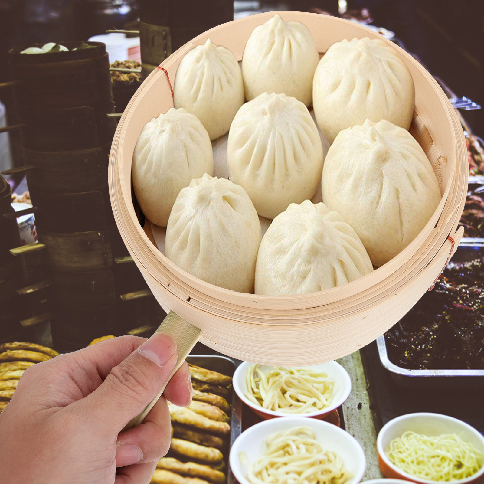 Bamboo Steamer Set Premium Kit - Steamer Bamboo Set ulasan dan harga