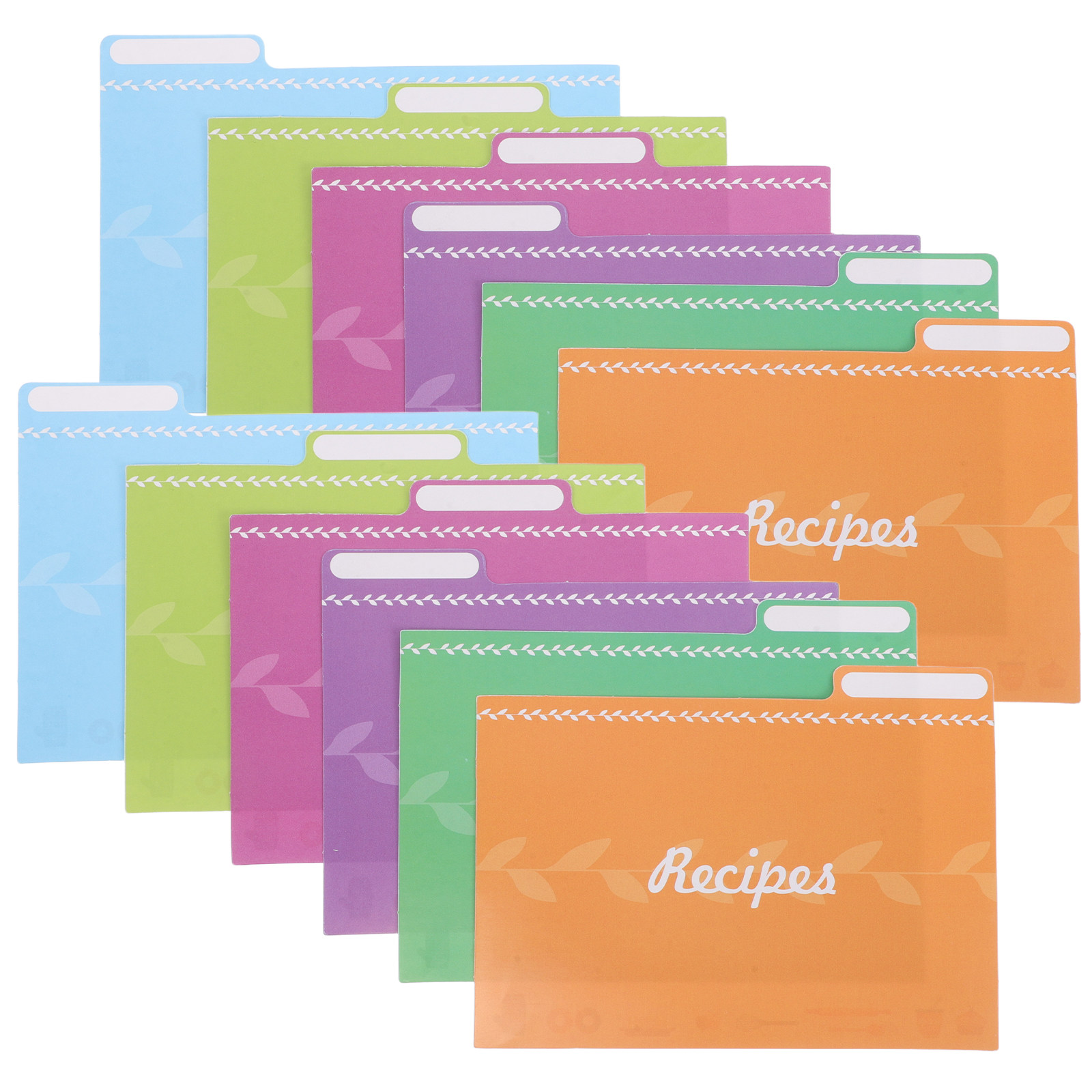 12Pcs Kitchen Recipe Card Divi - Home Cooking Recipe ulasan dan harga