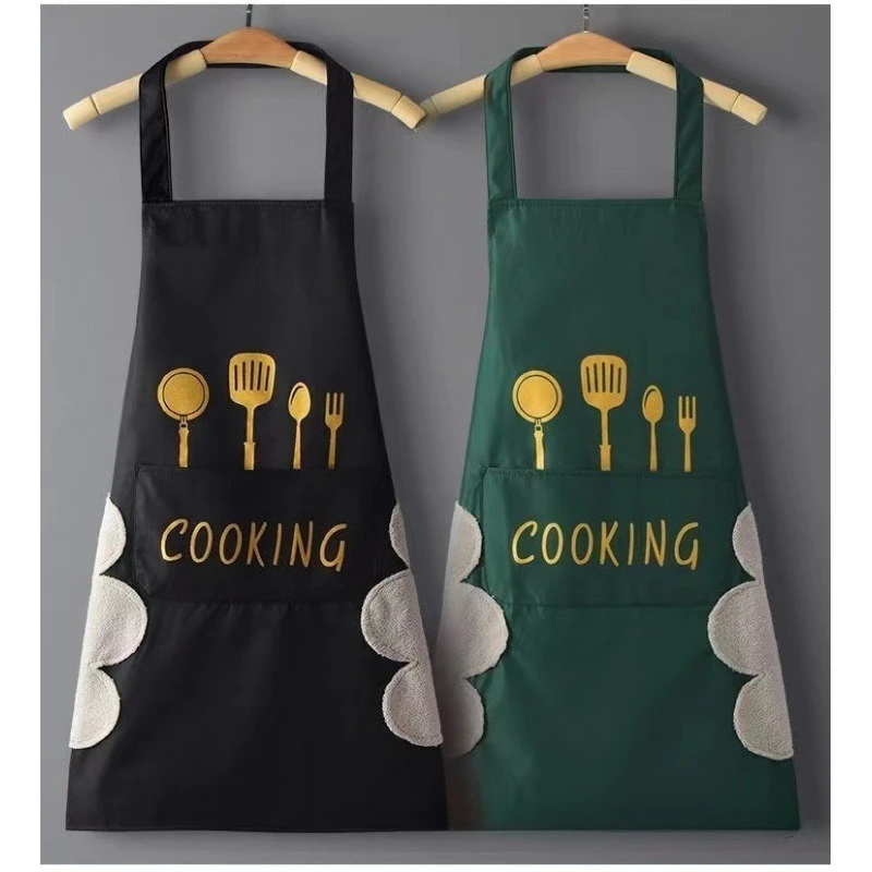 Korean Pocket Hanging Neck Tow - Home Cooking Work ulasan dan harga