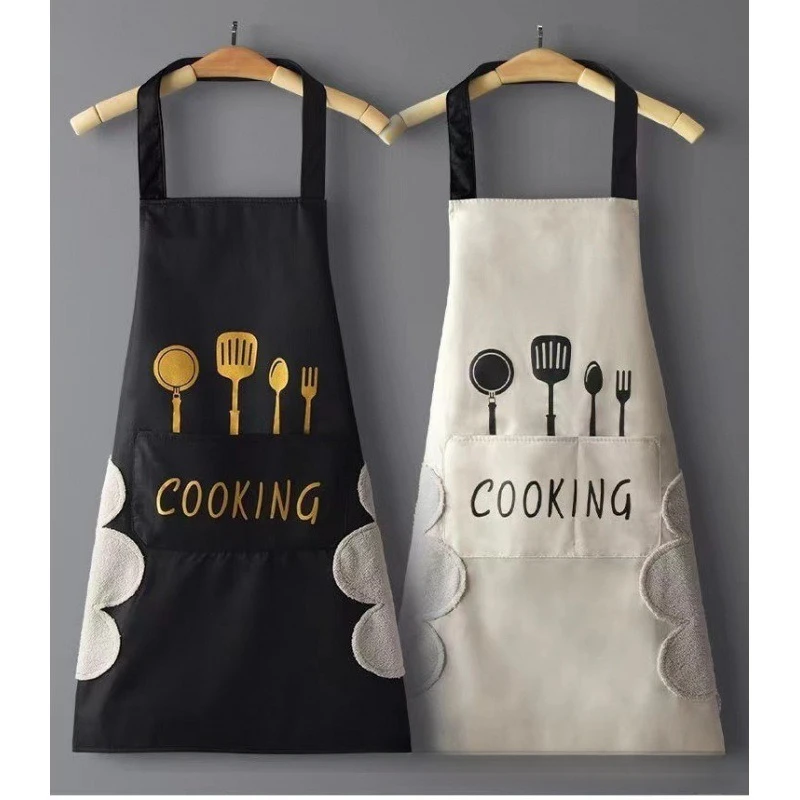 Korean Pocket Hanging Neck Tow - Home Cooking Work ulasan dan harga