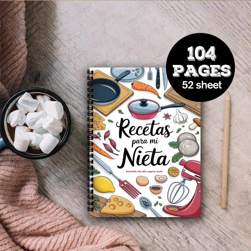 A5 Spanish Recipe Notebook, wi - Home Cooking Recipe ulasan dan harga