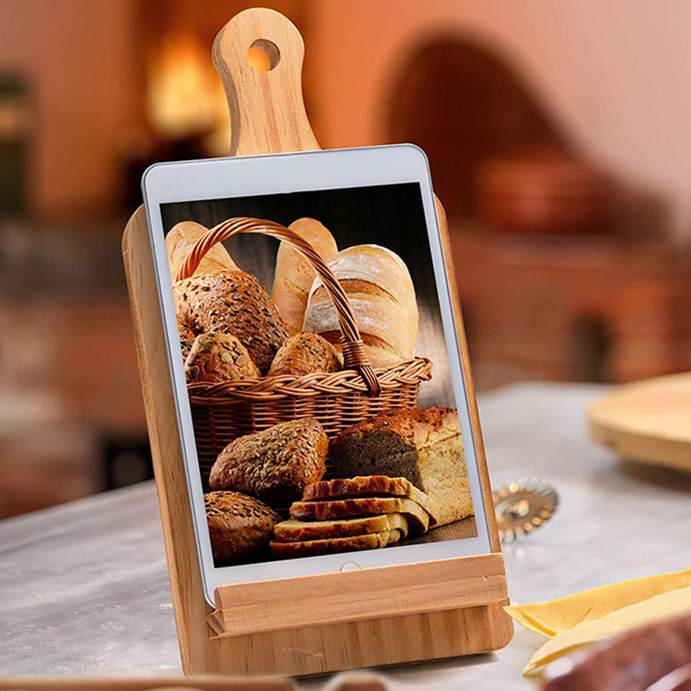 Wooden Recipe Book Stand for K - Home Cooking Recipe ulasan dan harga