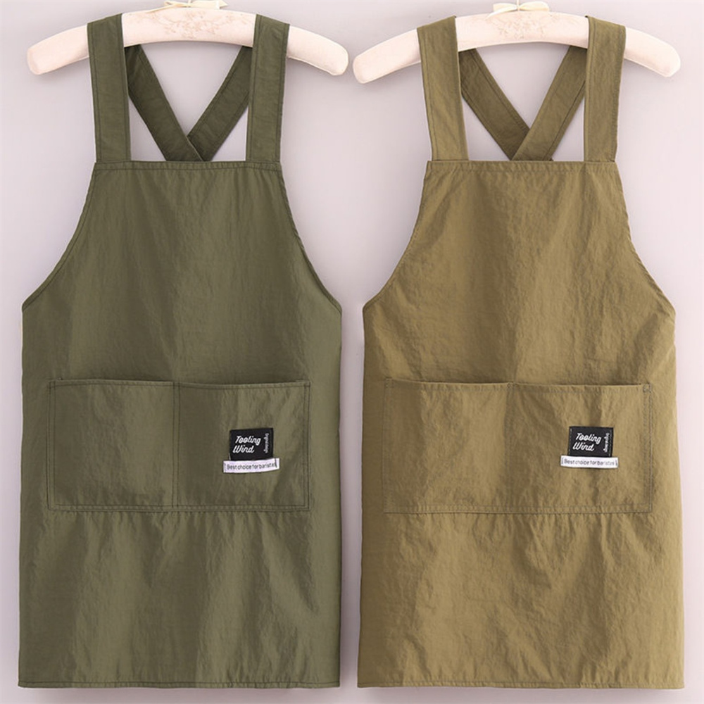 Kitchen Cooking Apron Breathab - Home Cooking Work ulasan dan harga