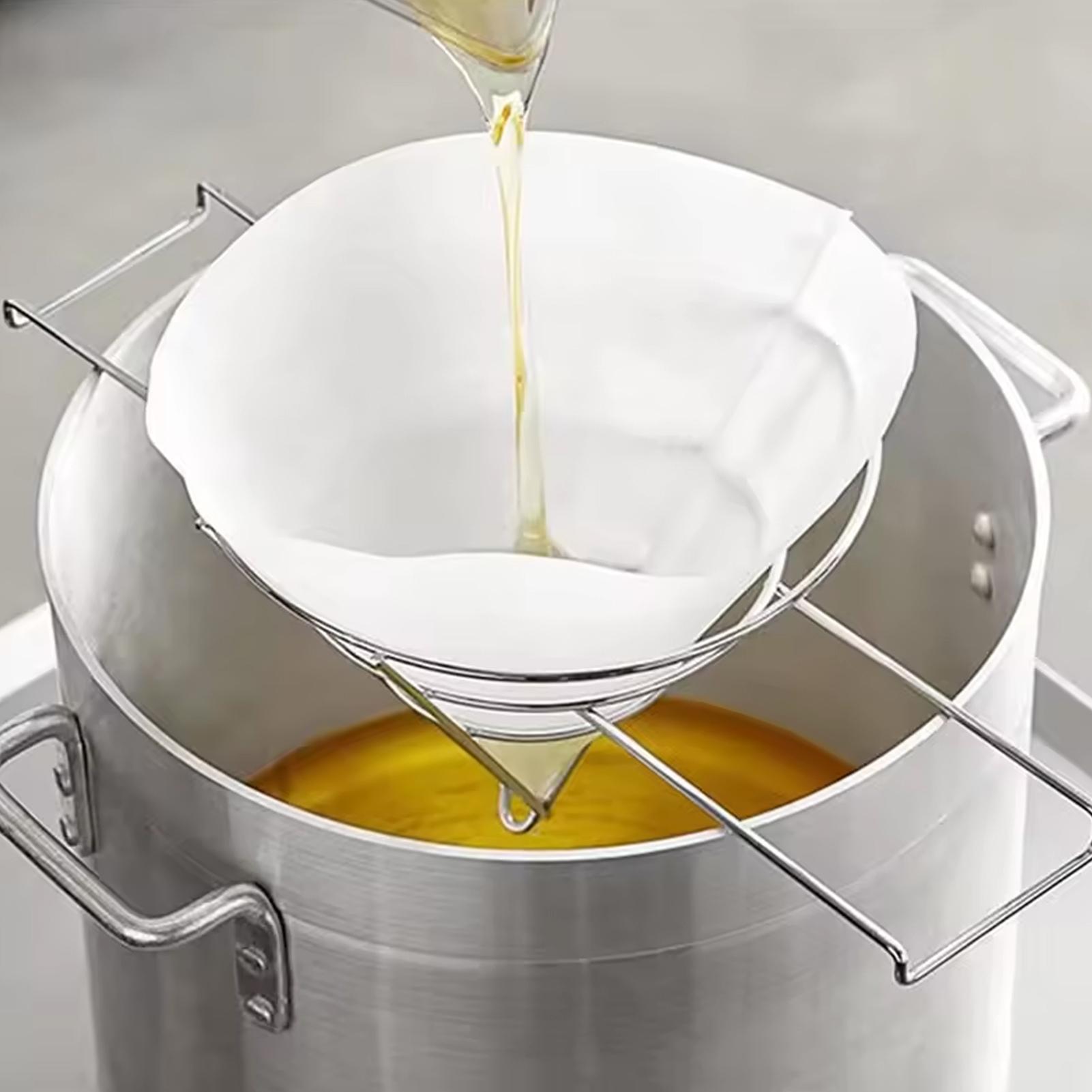 Fryer Filter Stand Cooking Oil - Home Cooking Oil Filter ulasan dan harga