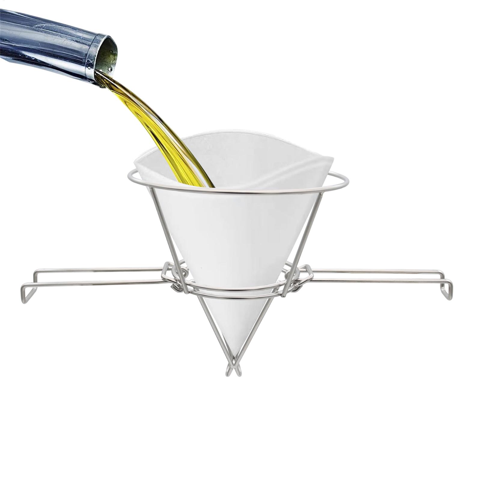 Fryer Filter Stand Cooking Oil - Home Cooking Oil Filter ulasan dan harga