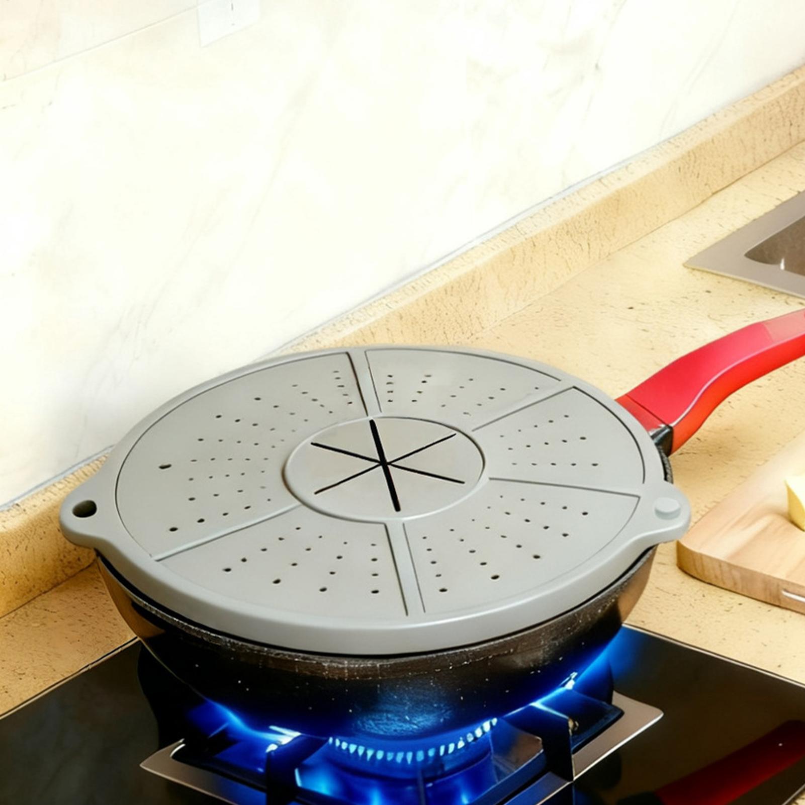 1Pcs Kitchen Oil Proofing Lid  - Home Cooking Oil Filter ulasan dan harga