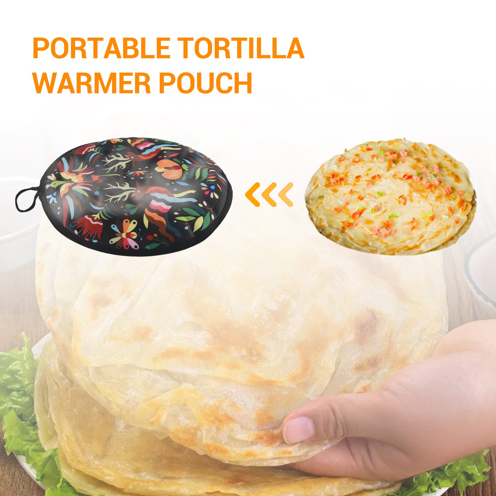 ABUL-12Inch Cloth Bag For Burr - Tortilla Warmer Cloth ulasan dan harga